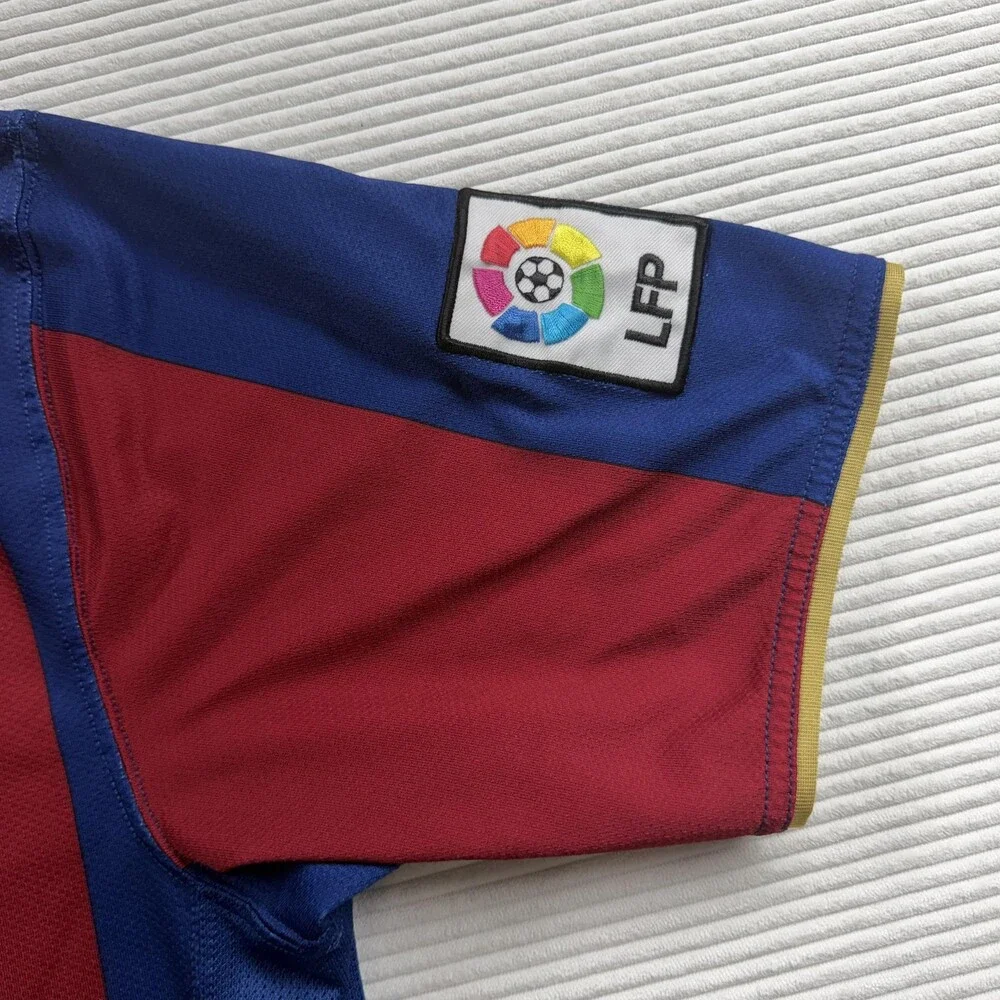 FC Barcelona Jersey 2007 Mens Medium Blue Red Soccer Nike UNICEF Camp Messi 19